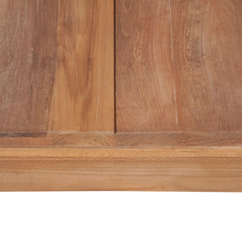 vidaXL Stolik kawowy z litego drewna tekowego, naturalny, 110x60x40 cm