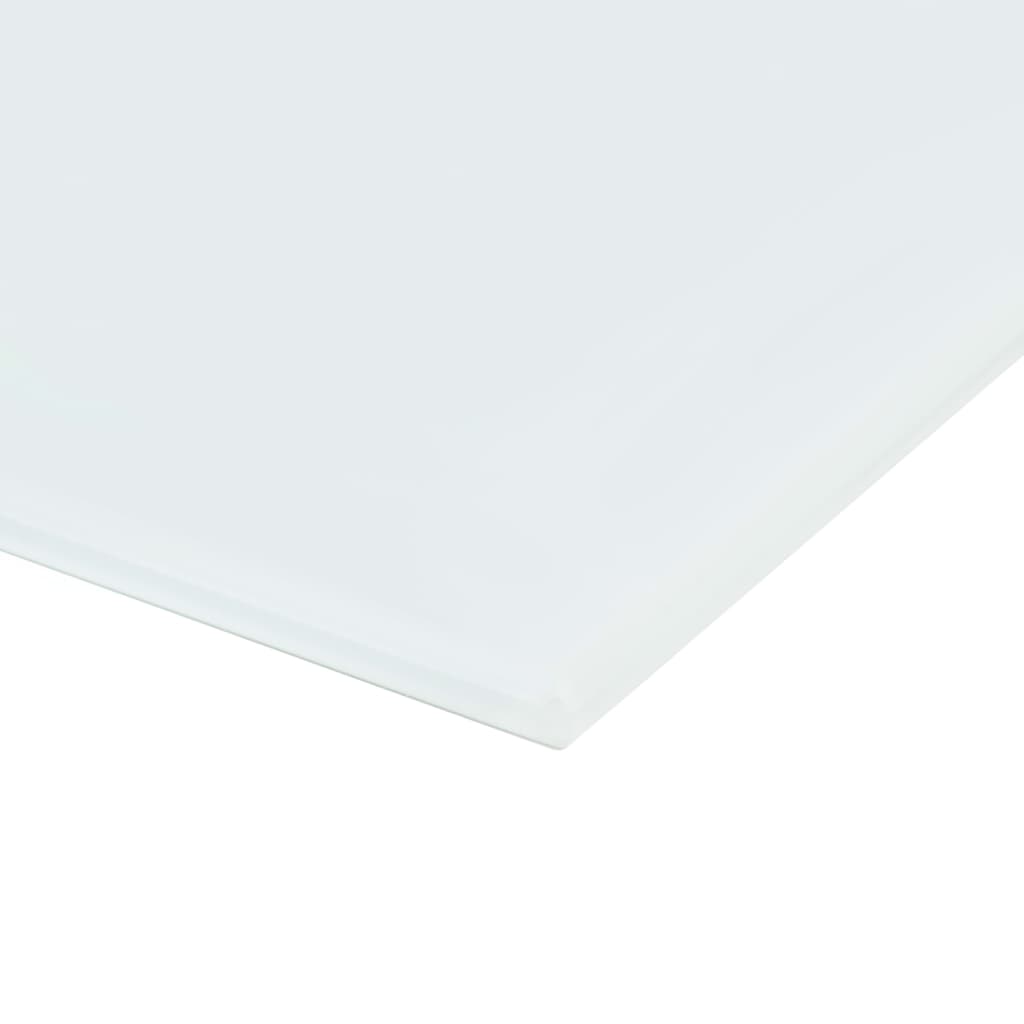vidaXL Ścienna tablica magnetyczna, szklana, biała, 60 x 40 cm