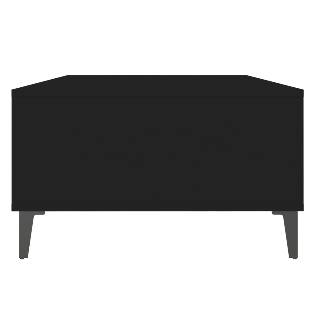 vidaXL Stolik kawowy, czarny, 103,5 x 60 x 35 cm, płyta wiórowa