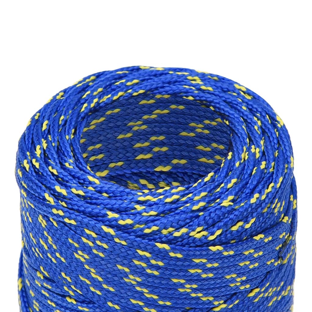 vidaXL Linka żeglarska, niebieska, 2 mm, 25 m, polipropylen