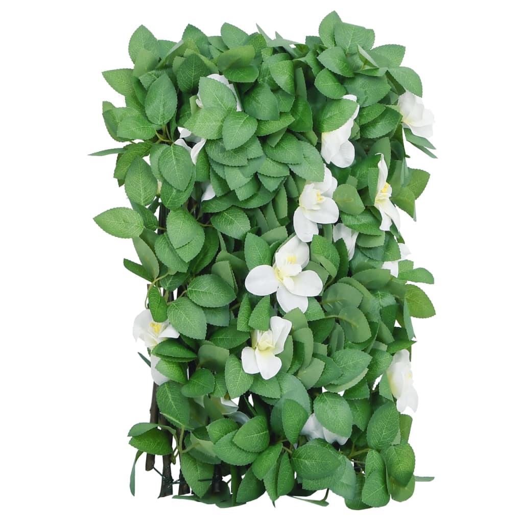 vidaXL Kratka ze sztucznym bluszczem, rozsuwana, zielona, 180x30 cm