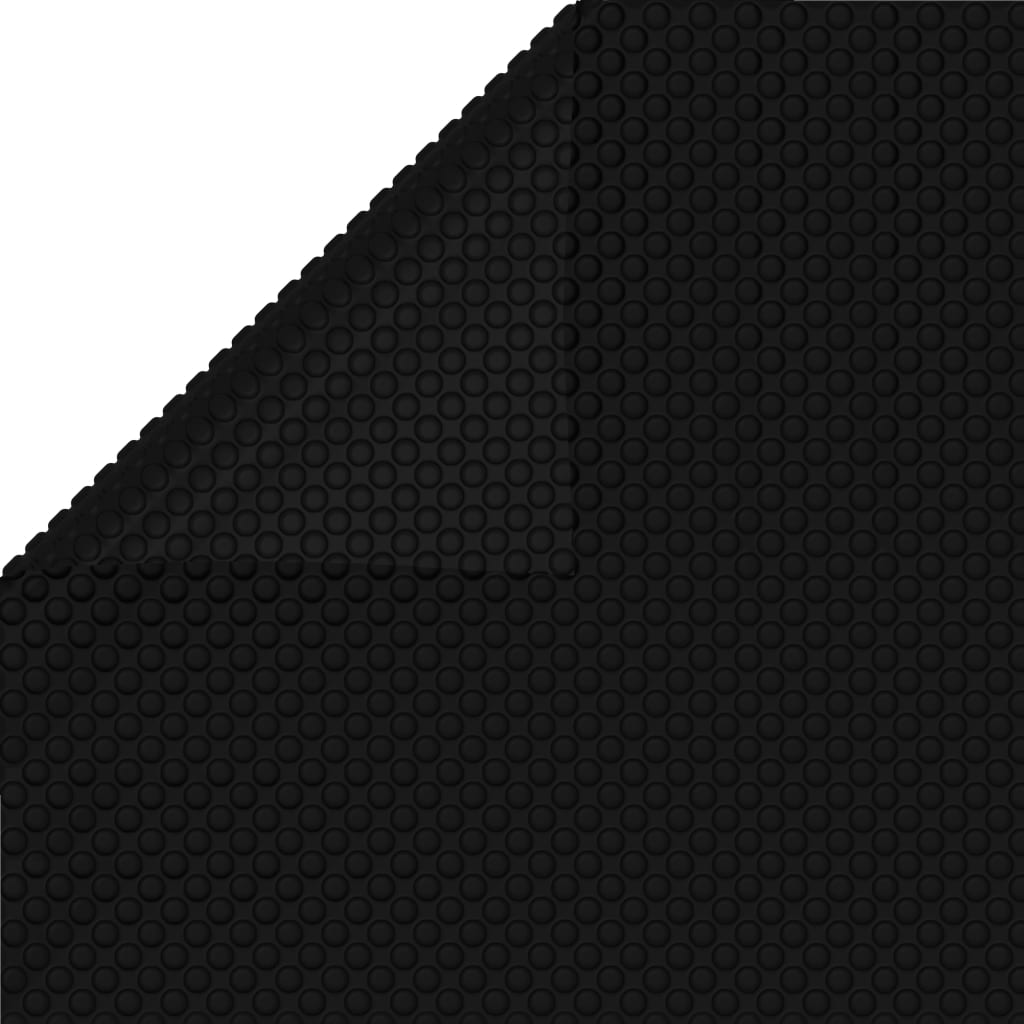 vidaXL Pokrywa na basen, czarna, 732 x 366 cm, PE