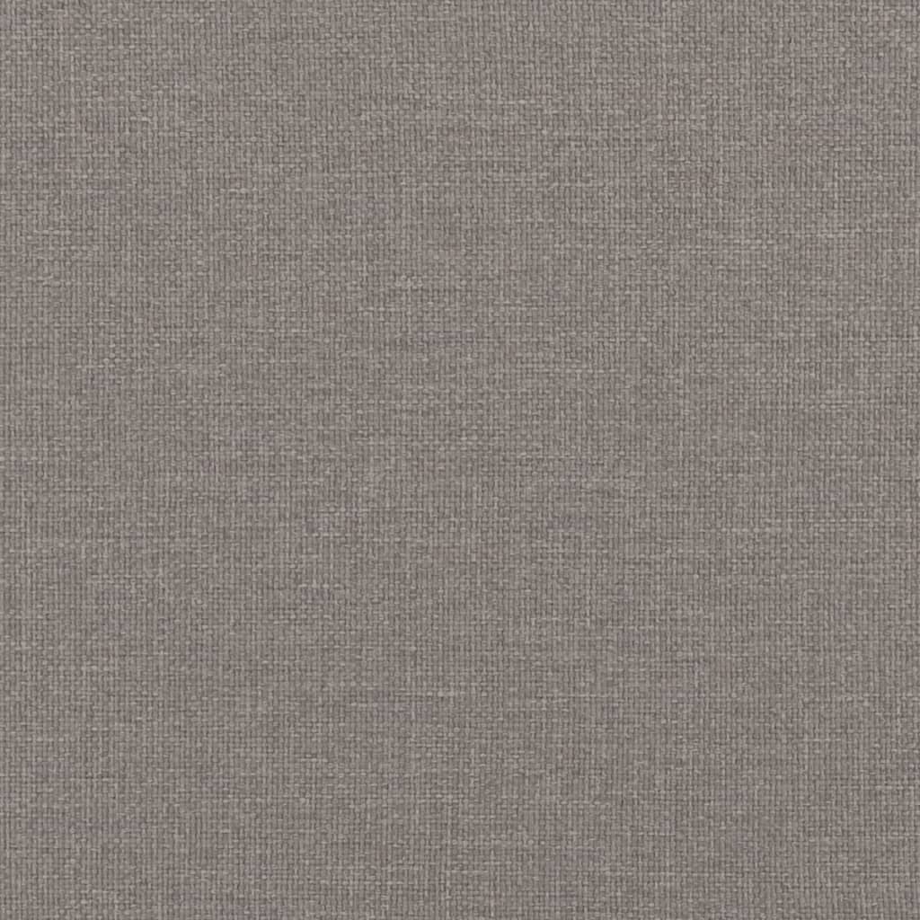 vidaXL Fotel, kolor taupe, tapicerowany tkaniną