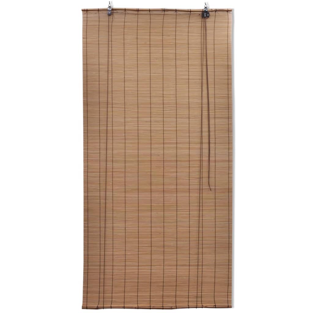 vidaXL Rolety bambusowe, 120 x 220 cm, brązowe