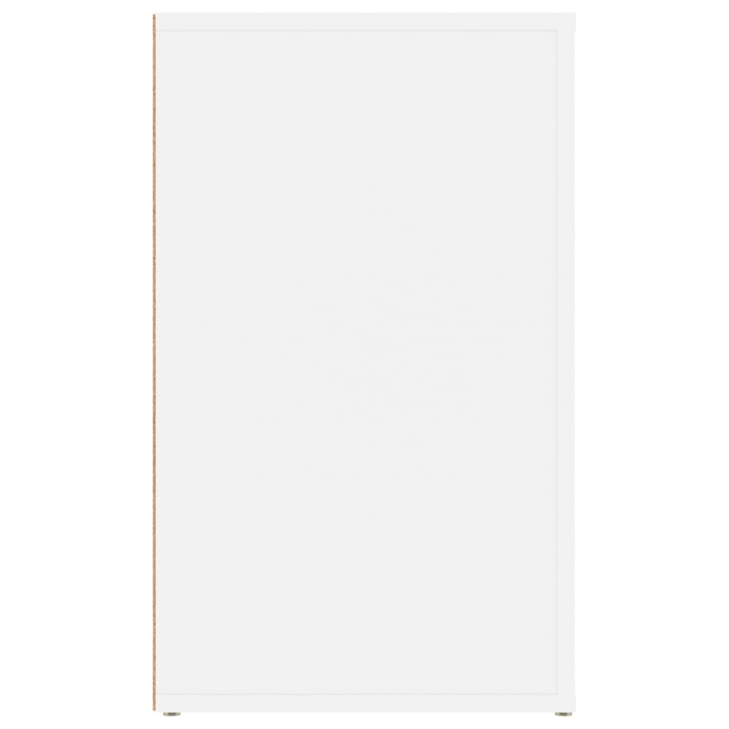 vidaXL Szafka nocna, biała, 50x36x60 cm, materiał drewnopochodny