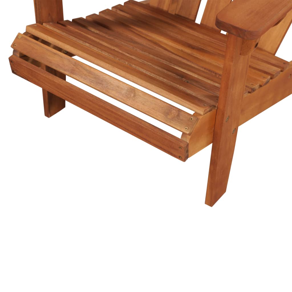 vidaXL Krzesło ogrodowe Adirondack z litego drewna akacjowego