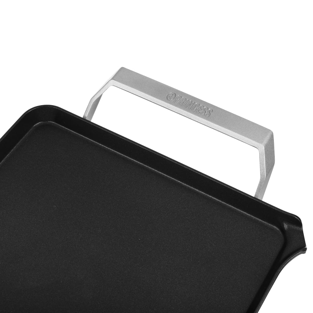 Princess Chef Grill stołowy Premium, 1500 W, czarno-srebrny