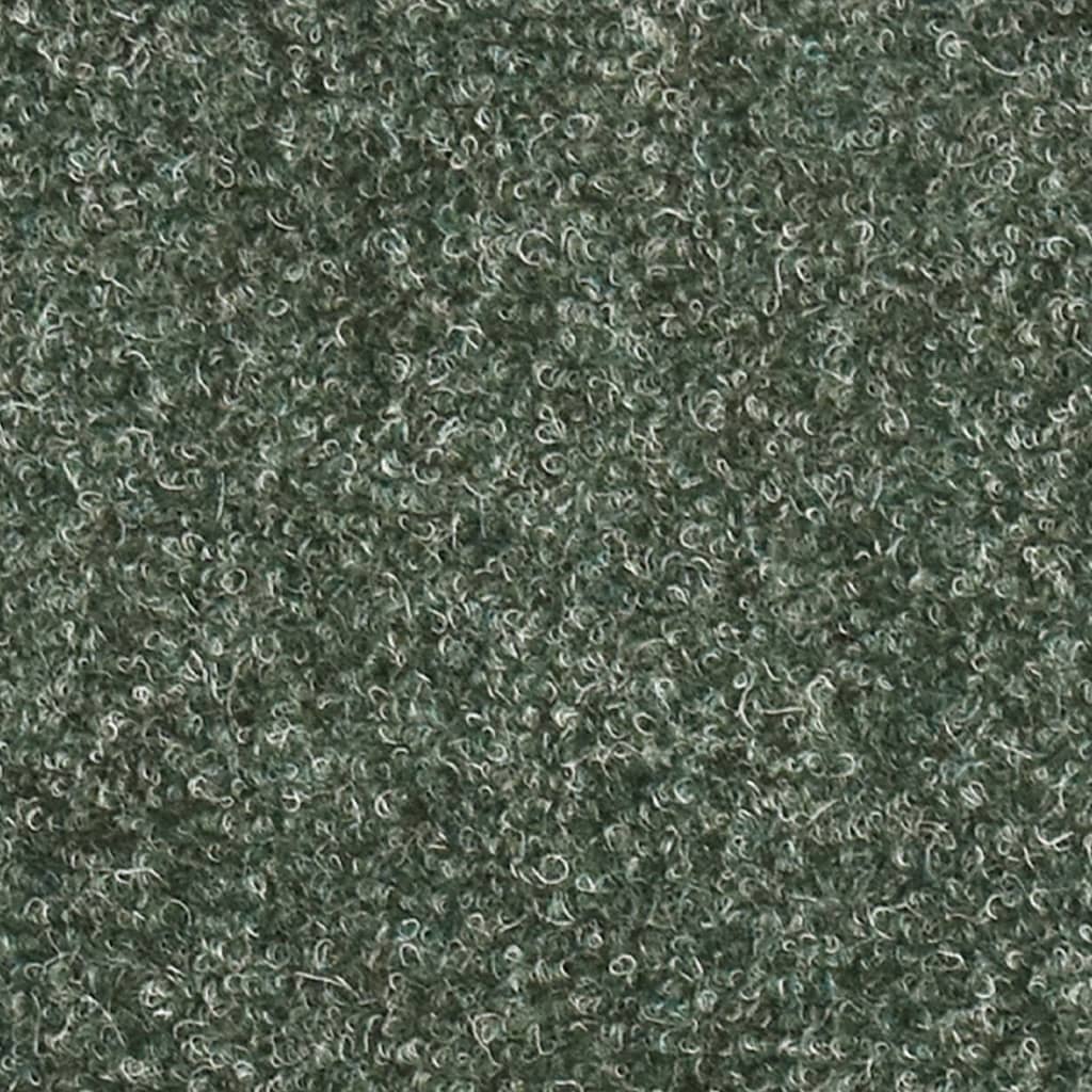 vidaXL Samoprzylepne nakładki na schody, 10 szt., zielone, 65x21x4 cm