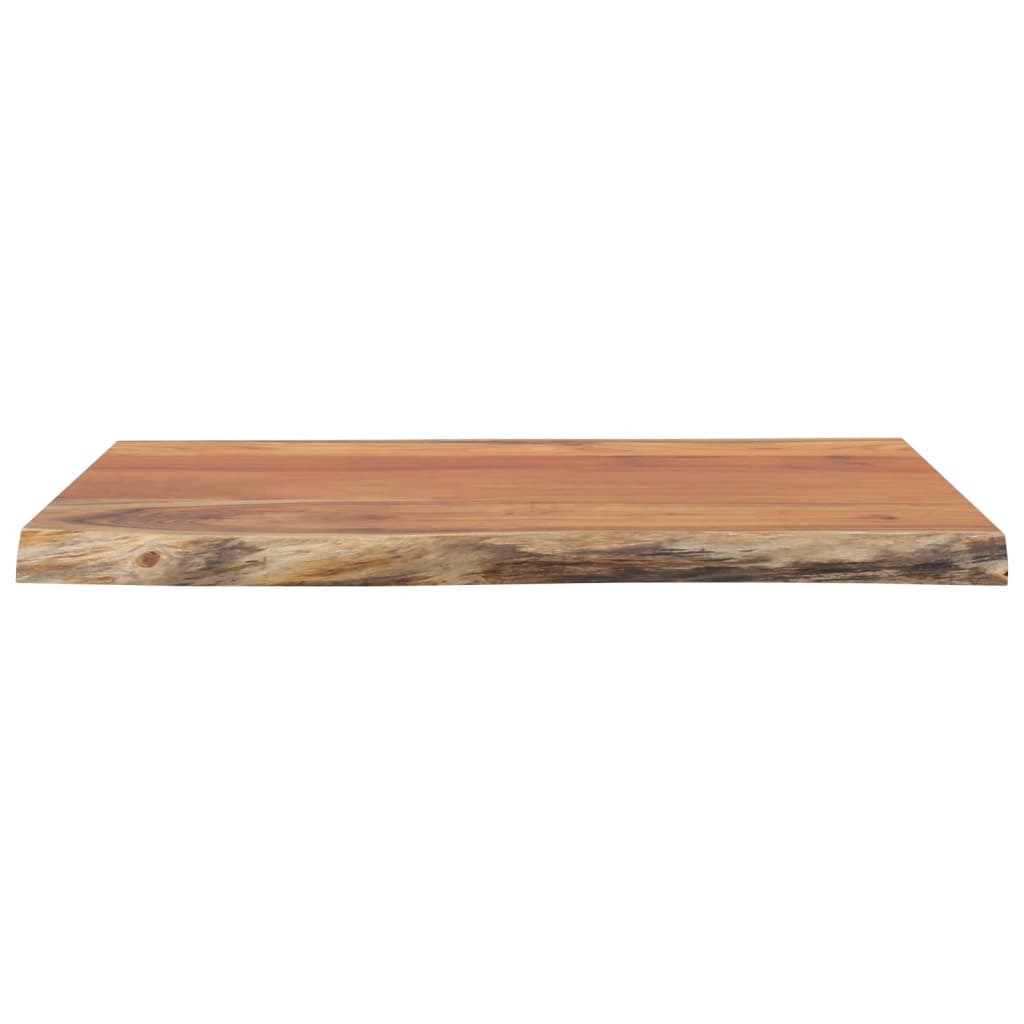 vidaXL Stolik boczny, 40x40x2,5 cm, drewno akacjowe, naturalna krawędź