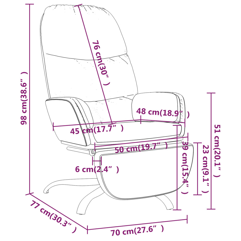 vidaXL Fotel wypoczynkowy z podnóżkiem, jasnoszary, obity tkaniną