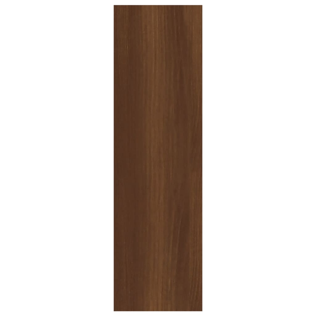 vidaXL Półka ścienna, brązowy dąb, 75x16x55 cm
