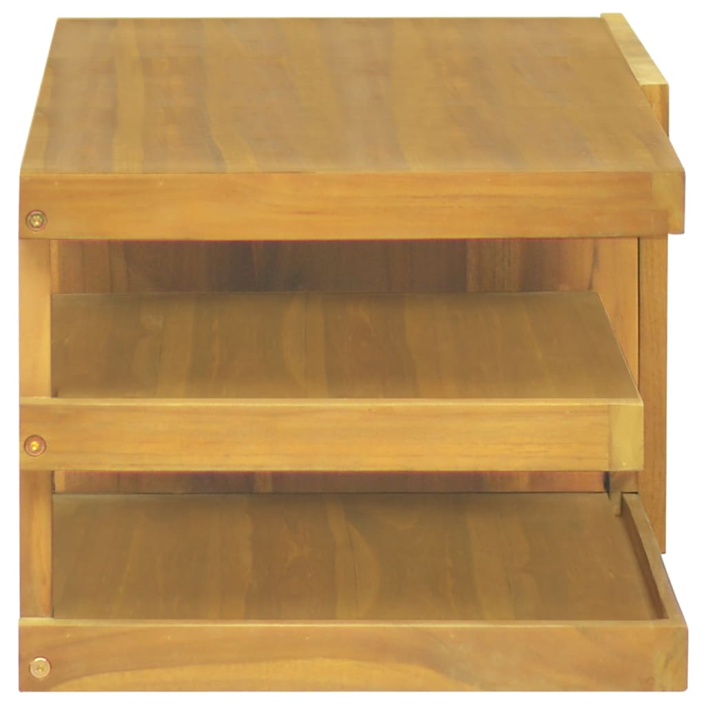 vidaXL Ścienna szafka łazienkowa, 90x40x30 cm, lite drewno tekowe