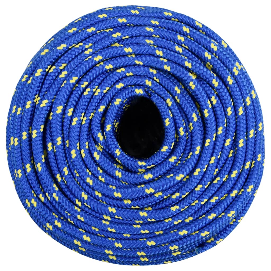 vidaXL Linka żeglarska, niebieska, 8 mm, 50 m, polipropylen
