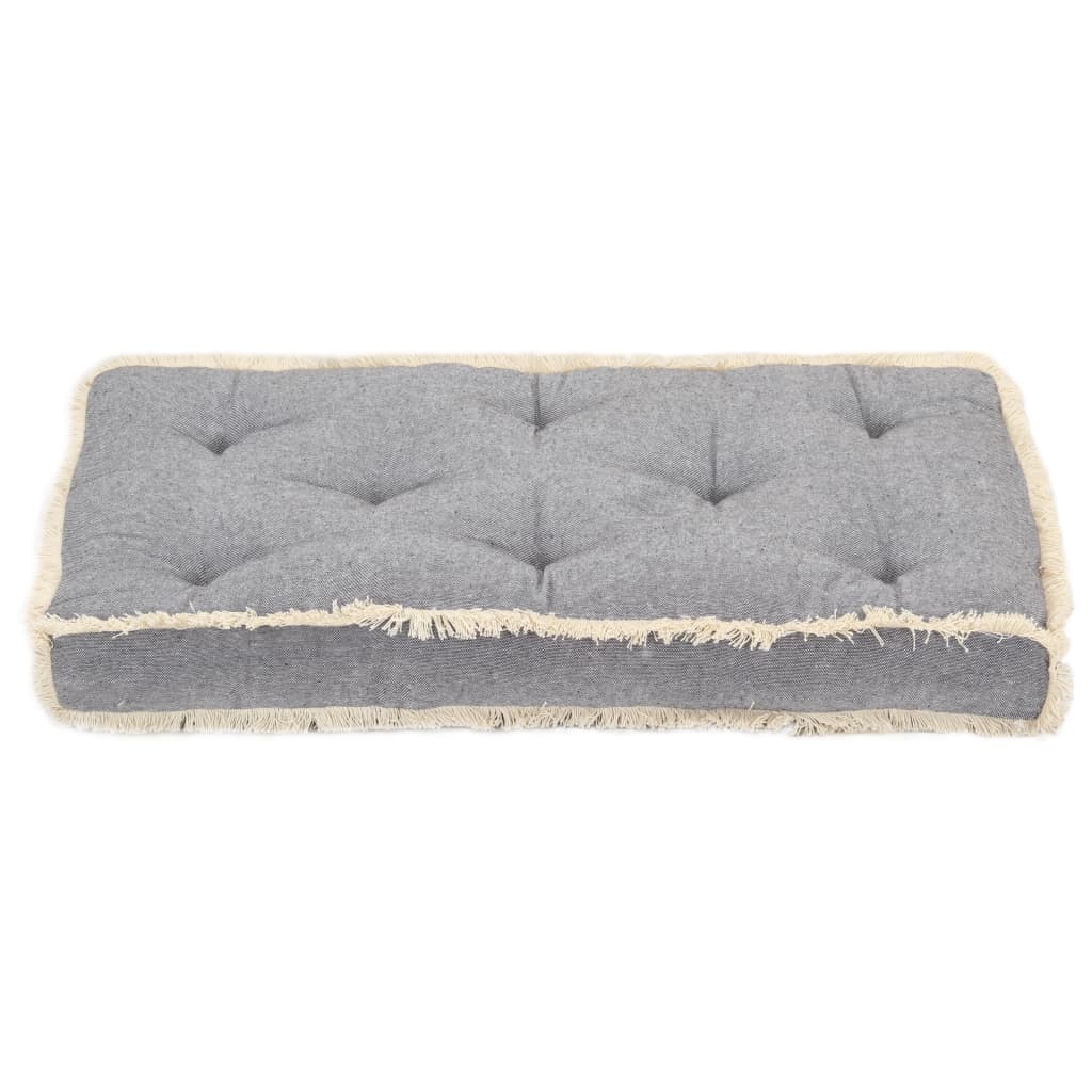 vidaXL Poduszka na sofę z palet, antracytowa, 73x40x7 cm