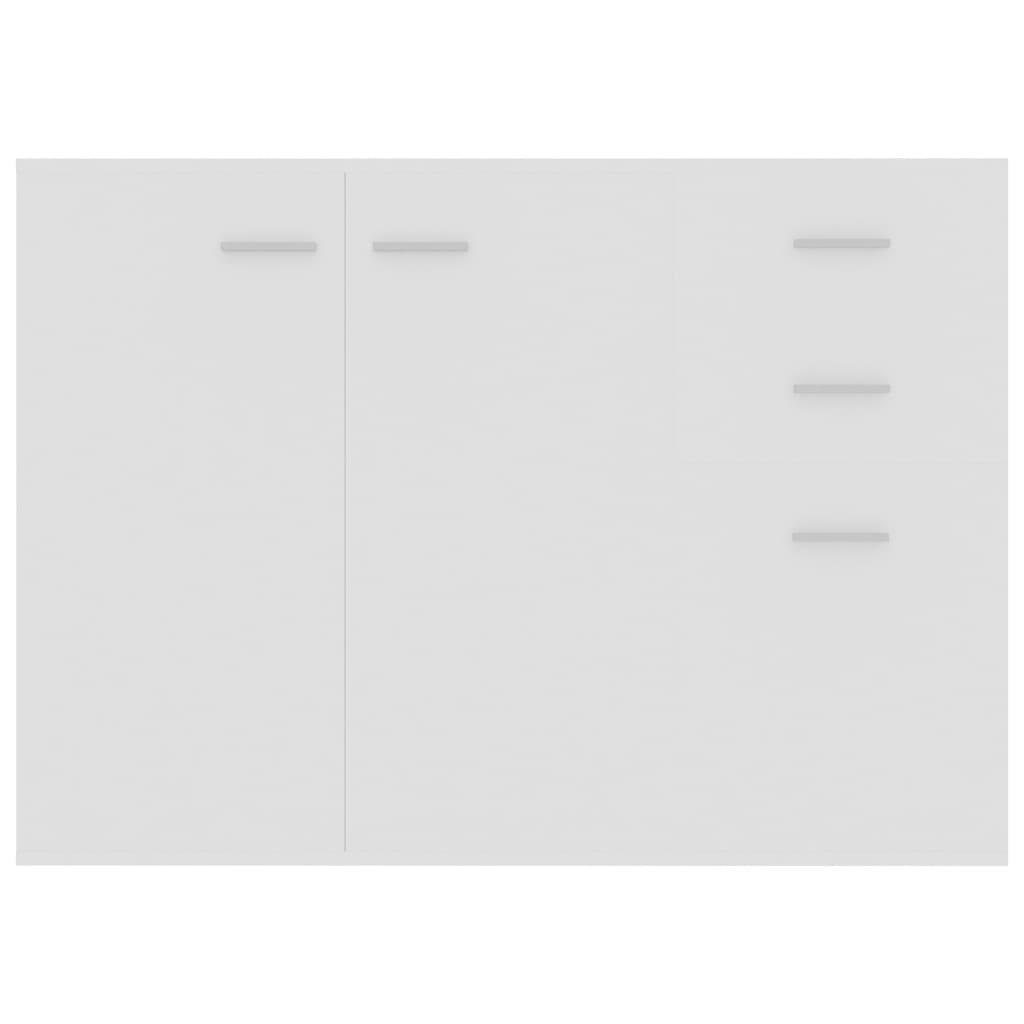 vidaXL Komoda, biała, 105 x 30 x 75 cm, płyta wiórowa