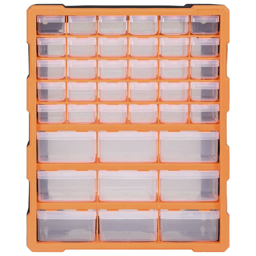 vidaXL Organizer z 39 szufladkami, 38x16x47 cm