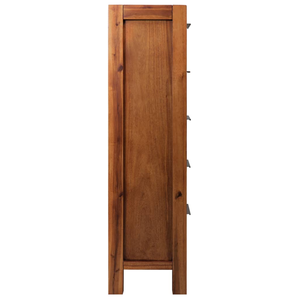vidaXL Komoda z litego drewna akacjowego, 45 x 32 x 115 cm