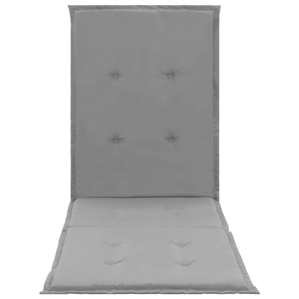 vidaXL Poduszka na leżak, szara, 180 x 55 x 3 cm