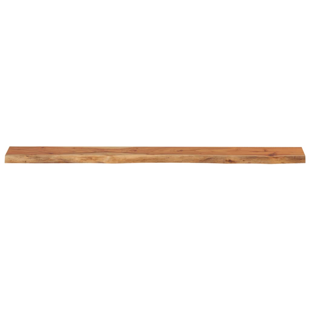 vidaXL Półka ścienna, 180x20x3,8cm, drewno akacjowe, naturalna krawędź