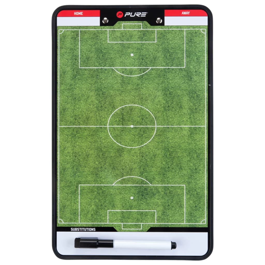 Pure2Improve Dwustronna tablica trenerska do piłki nożnej, 35x22 cm
