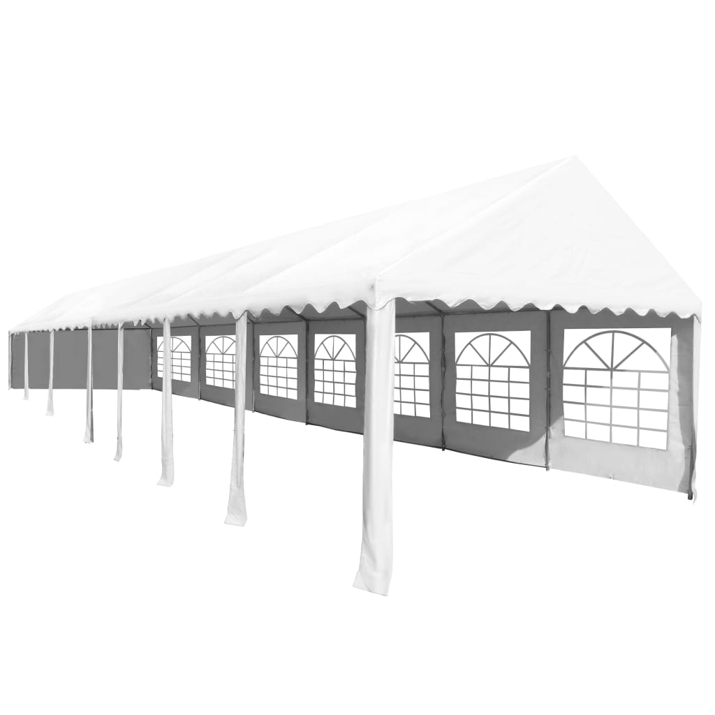 vidaXL Pokrycie namiotu ogrodowego, 6 x 14 m, biały