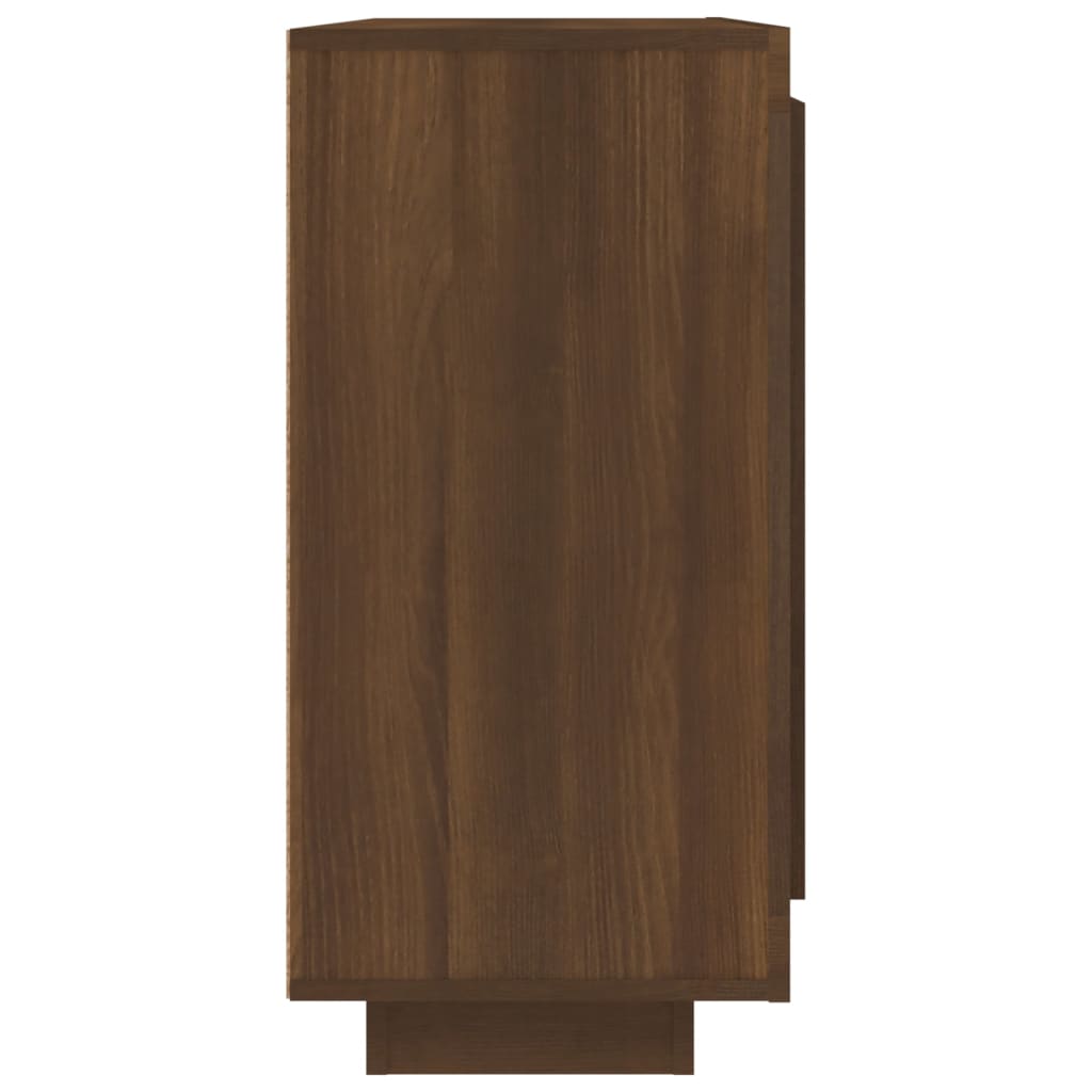 vidaXL Szafka, brązowy dąb, 92x35x75 cm, materiał drewnopochodny