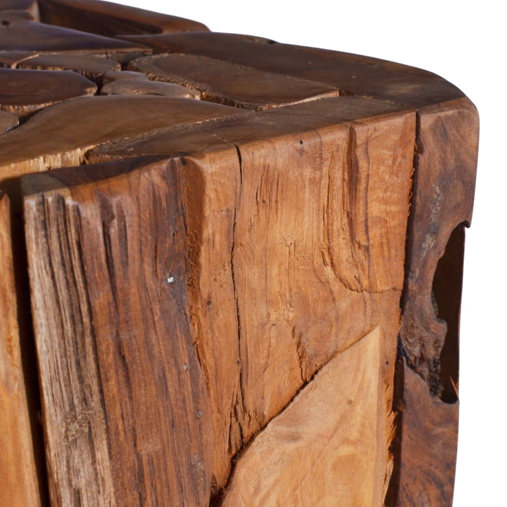 vidaXL Stolik pomocniczy, 30x30x80 cm, lite drewno tekowe