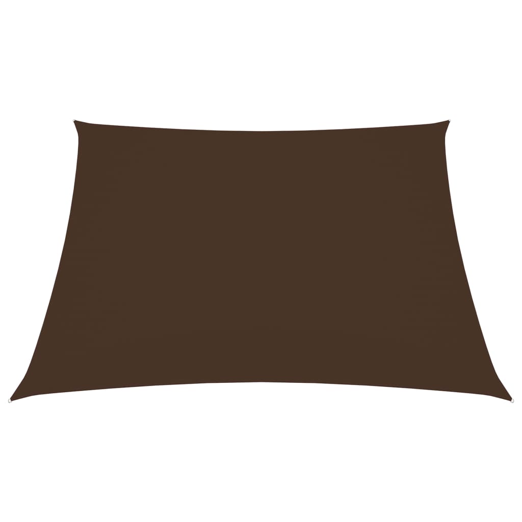 vidaXL Żagiel ogrodowy, tkanina Oxford, kwadratowy, 7x7 m, brązowy