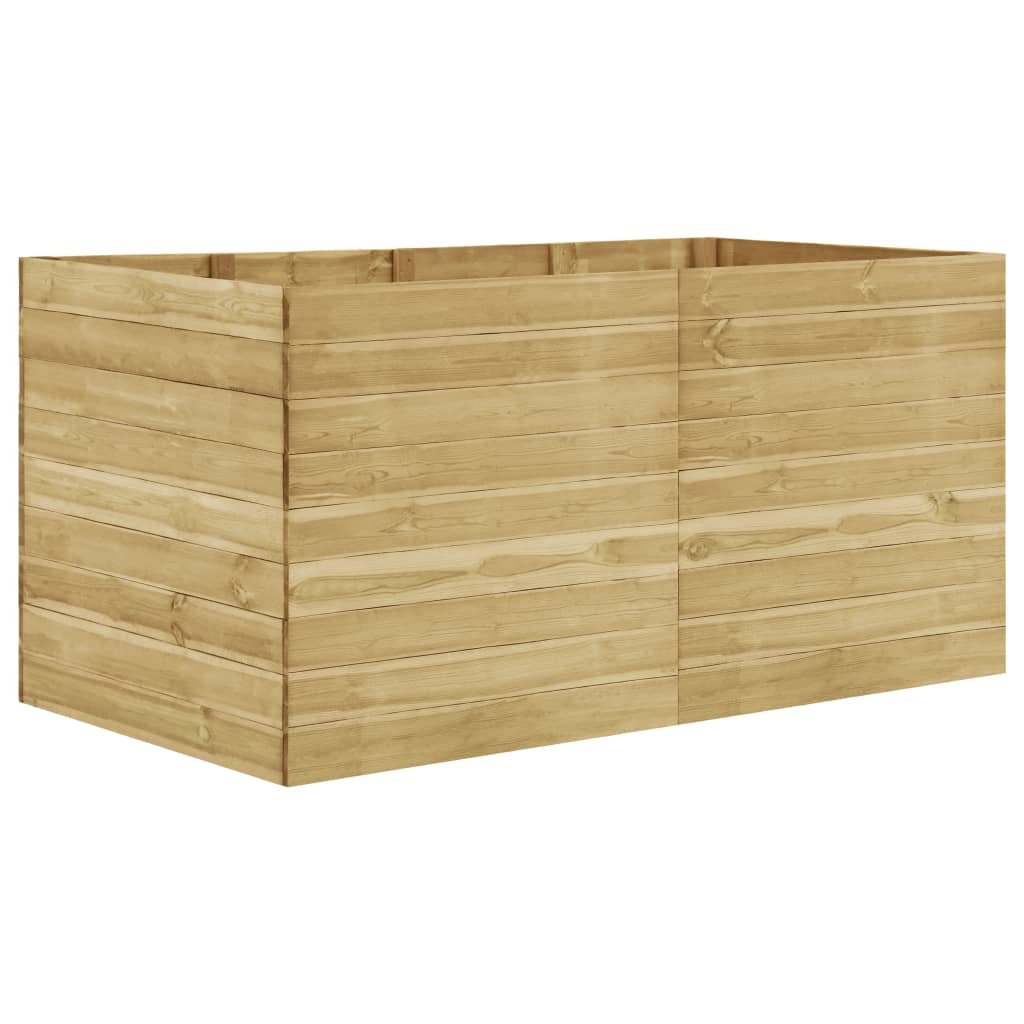 vidaXL Podwyższona donica, 200x100x97 cm, impregnowane drewno sosnowe