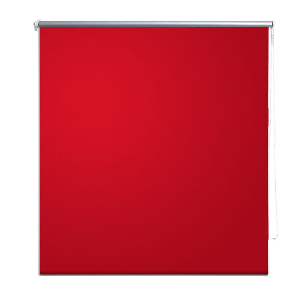 Roleta okienna zaciemniająca czerwona 80 x 230 cm
