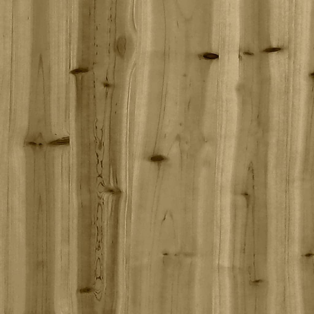 vidaXL Ogrodowa sofa 3-osobowa, impregnowane drewno sosnowe