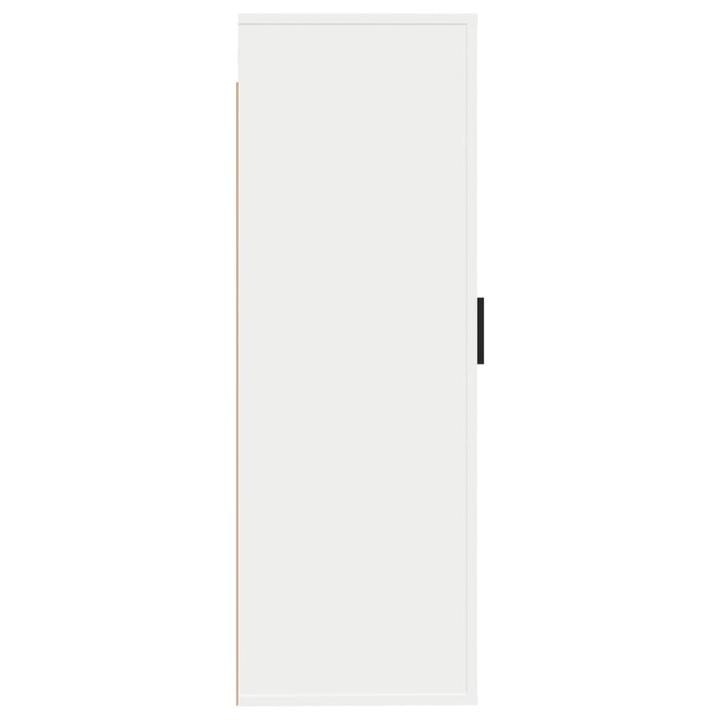 vidaXL Wisząca szafka telewizyjna, biała, 40x34,5x100 cm