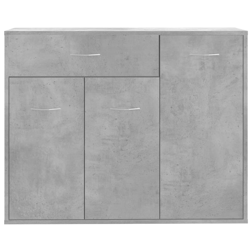 vidaXL Szafka, szarość betonu, 88x30x70 cm, materiał drewnopochodny