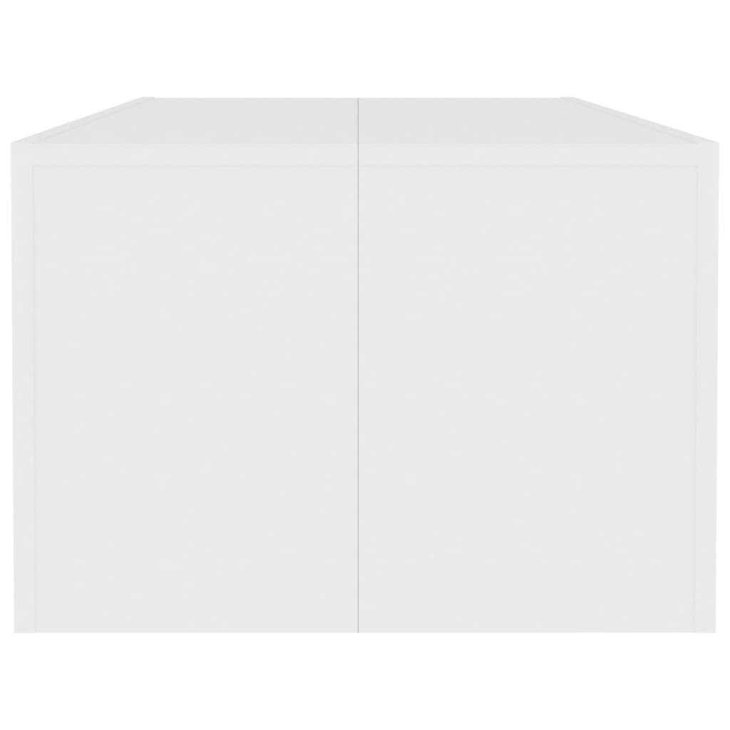 vidaXL Stolik kawowy, biały, 110x50x35 cm, płyta wiórowa