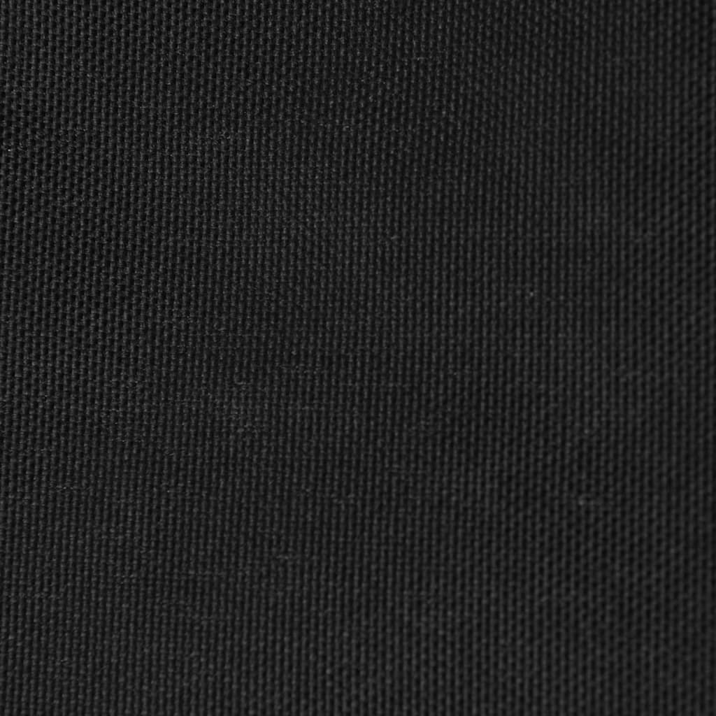 vidaXL Trójkątny żagiel ogrodowy, tkanina Oxford, 4x5x5 m, czarny