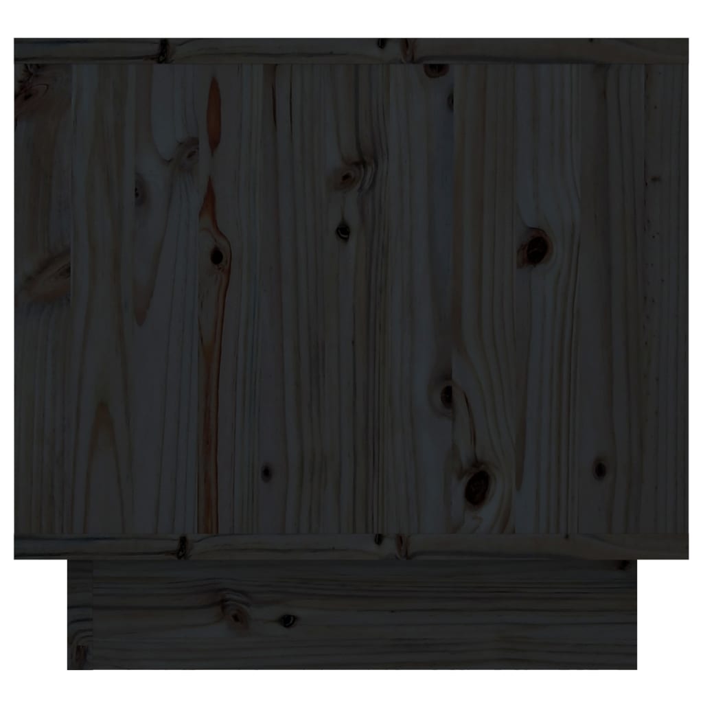 vidaXL Szafki nocne, 2 szt., czarne, 35x34x32 cm, lite drewno sosnowe