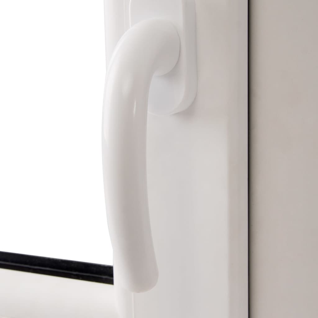 Okno PVC Potrójna Szyba rączka z prawej Wymiar 600 x 1000 mm