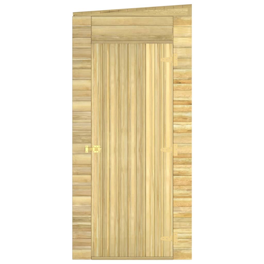 vidaXL Szopa ogrodowa, 100x110x218 cm, impregnowane drewno sosnowe