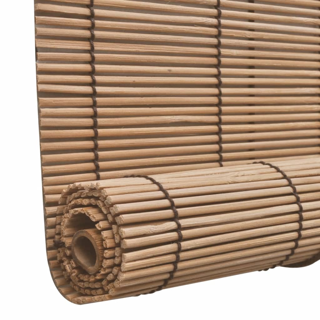vidaXL Rolety bambusowe, 80 x 160 cm, brązowe