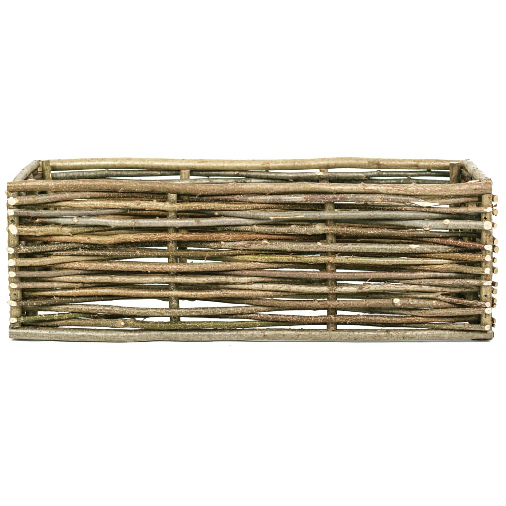 vidaXL Podwyższona donica ogrodowa, 120x40x40 cm, drewno leszczynowe