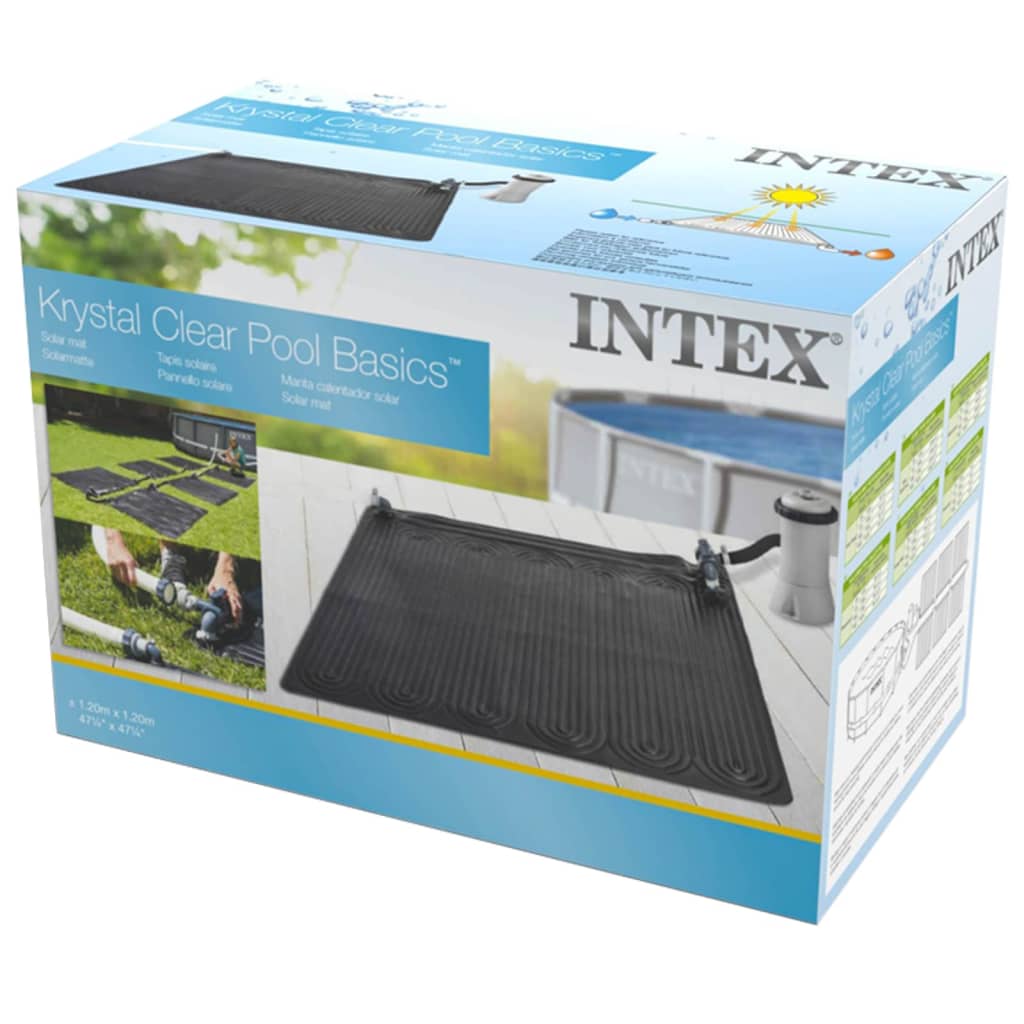 Intex Solarna mata grzewcza 1,2 x 1,2 m, PVC, czarna, 28685
