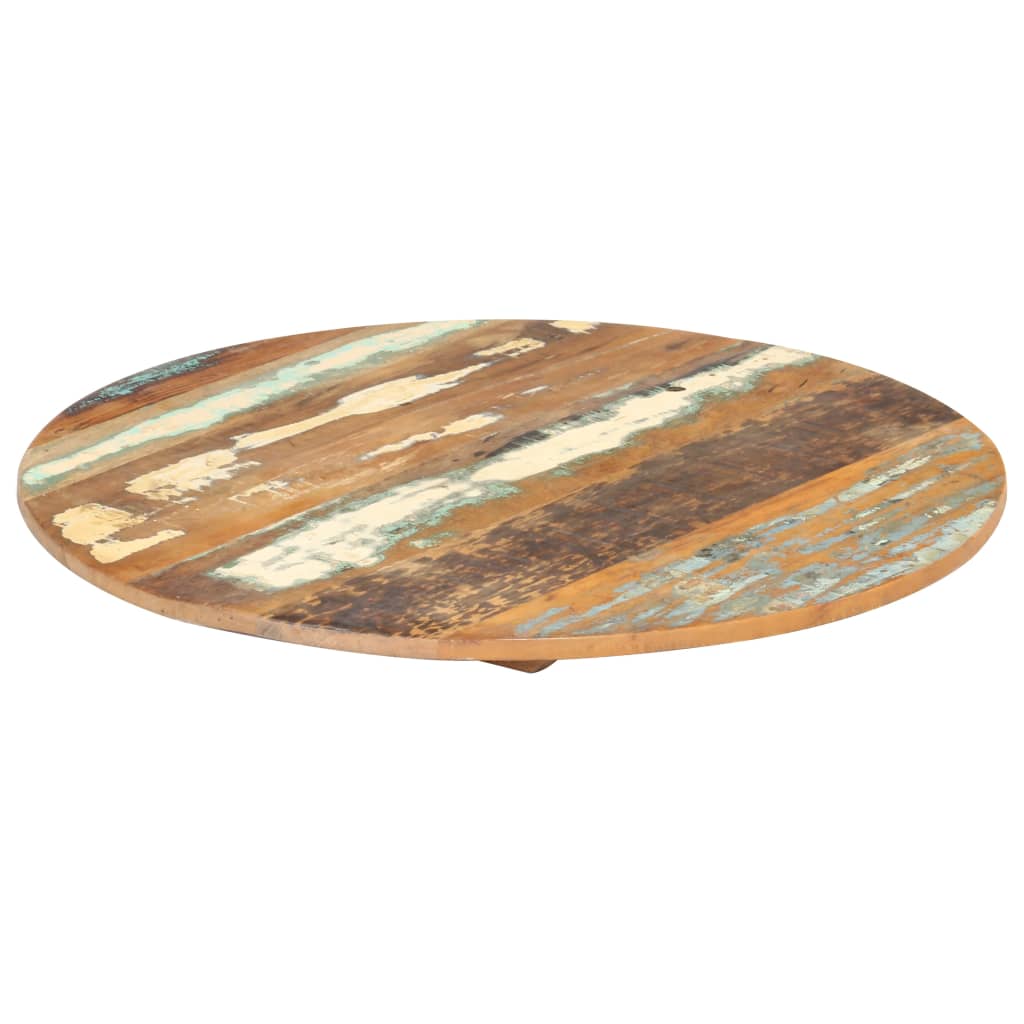 vidaXL Okrągły blat stołu, 50 cm, 15-16 mm, lite drewno odzyskane
