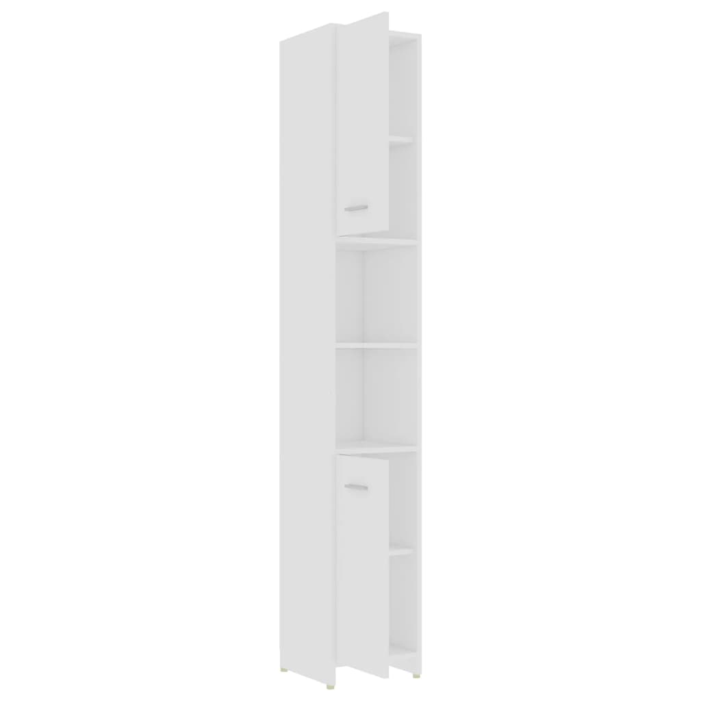 vidaXL 4-częściowy zestaw mebli łazienkowych, biały