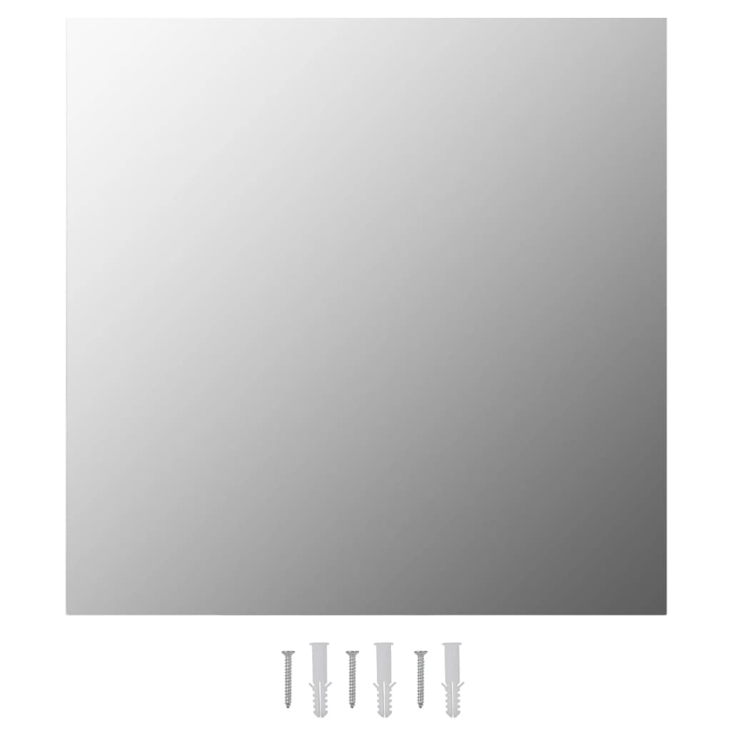 vidaXL Lustra ścienne, 2 szt., 60 x 60 cm, kwadratowe, szklane