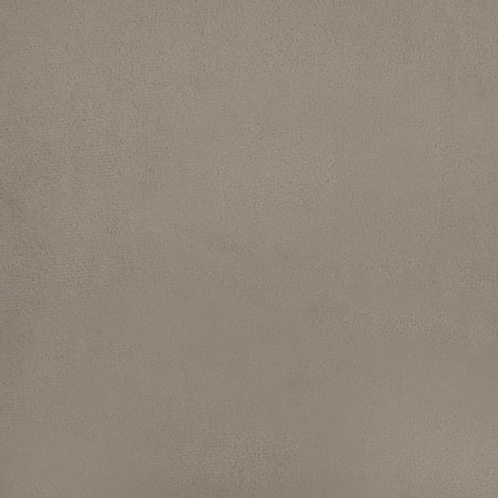 vidaXL Podnóżek, jasnoszary, 45x29,5x35 cm, tapicerowany aksamitem