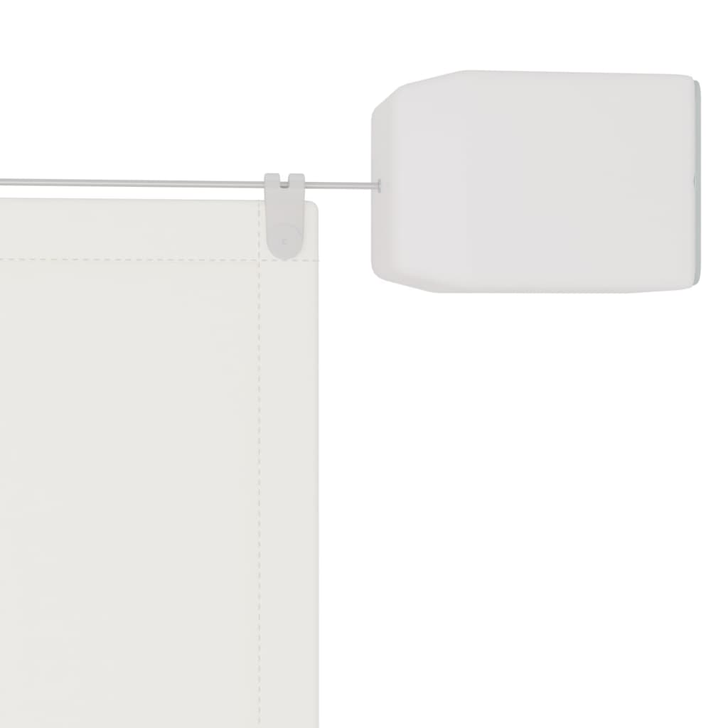 vidaXL Markiza pionowa, biała, 100x420 cm, tkanina Oxford