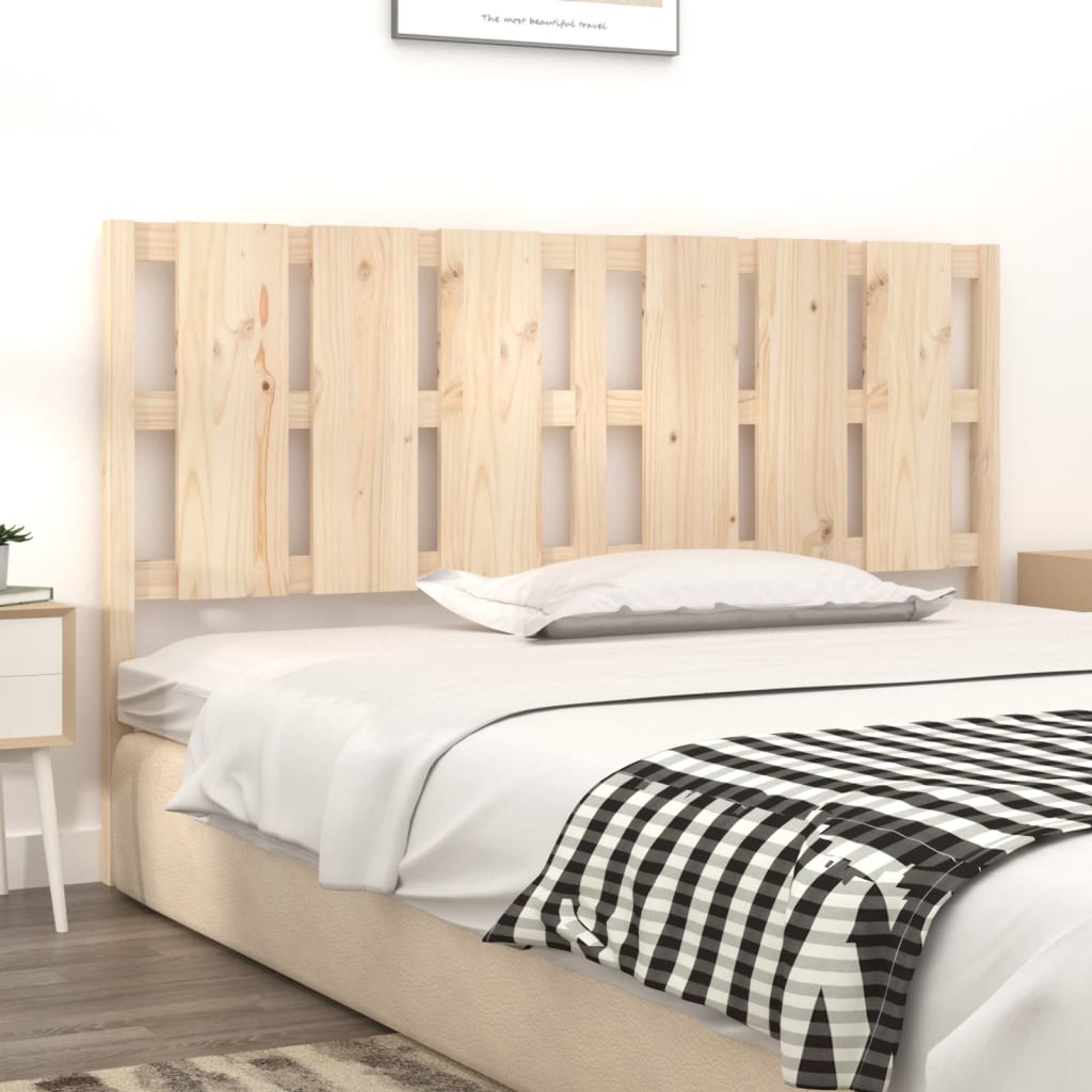 vidaXL Wezgłowie łóżka, 165,5x4x100 cm, lite drewno sosnowe