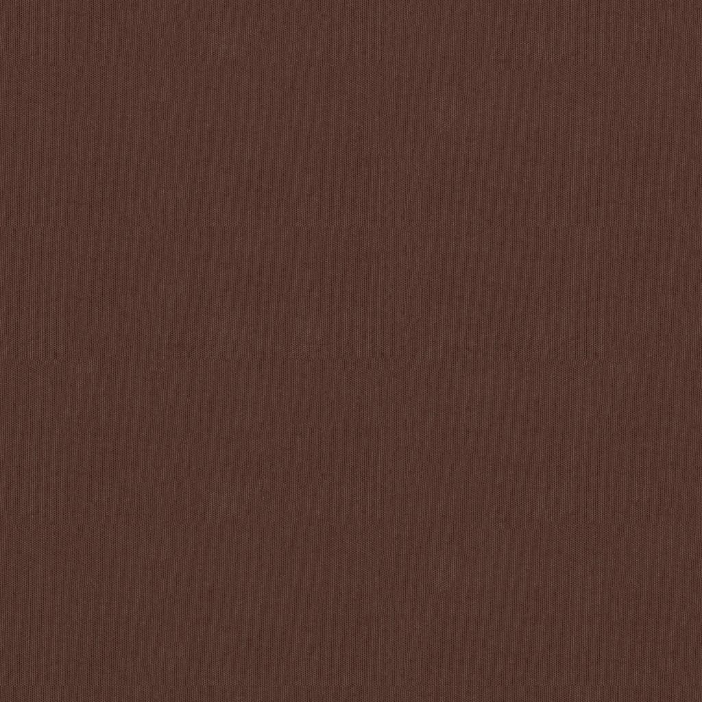vidaXL Parawan balkonowy, brązowy, 120x500 cm, tkanina Oxford