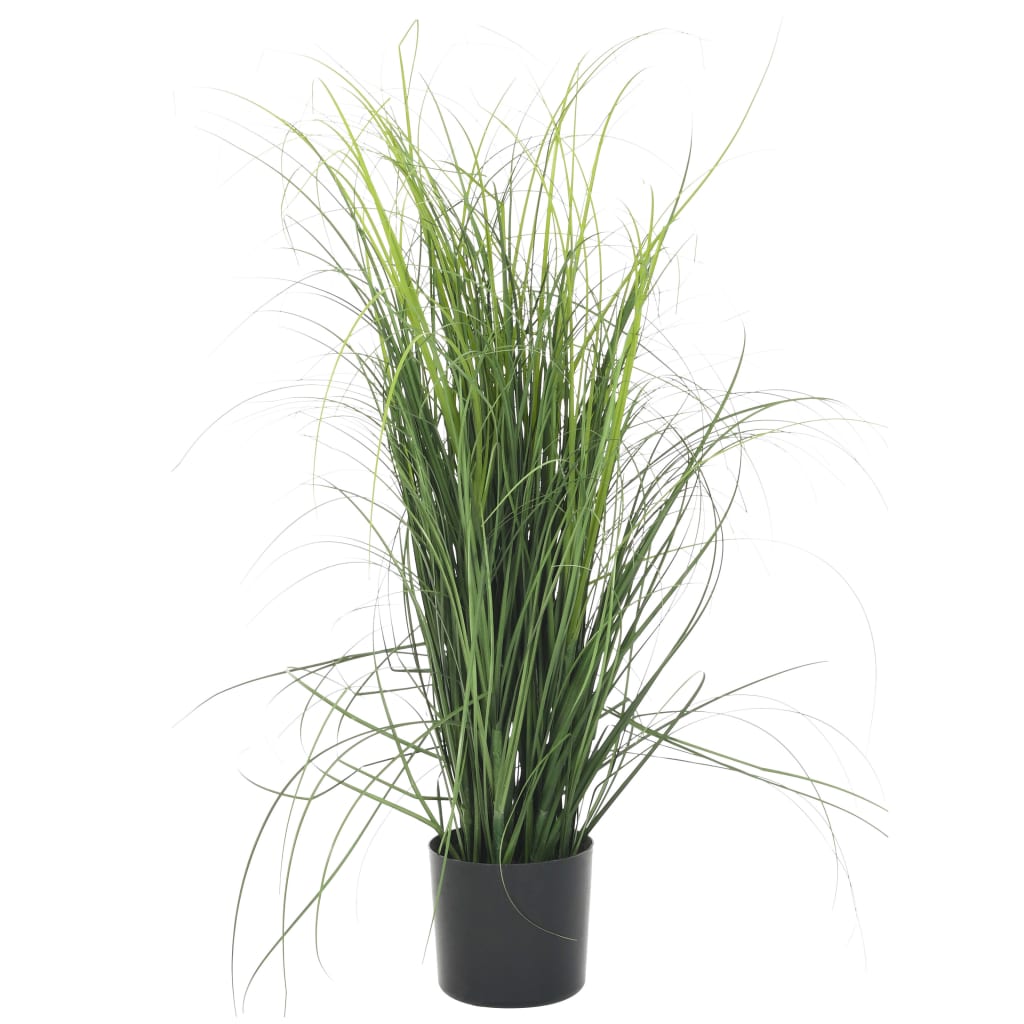 vidaXL Sztuczna trawa ozdobna, zielona, 80 cm