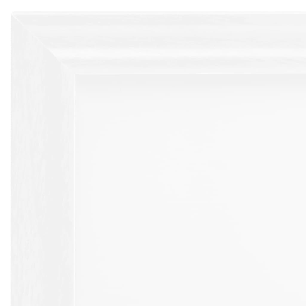 vidaXL Ramki na zdjęcia, 3 szt., stojące, białe, 13x18 cm, MDF